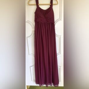 Azazie crimson formal prom gown Size A6